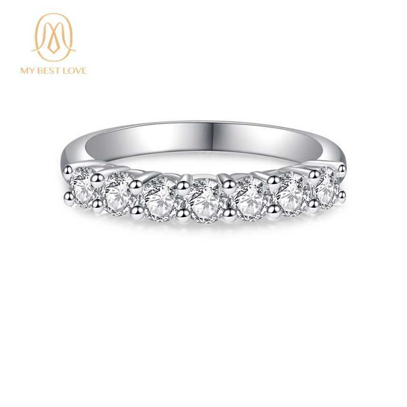Wholesale Pure 18K 14K Gold Plated Moissanite Diamonds Wedding Ring Romantic Gift Engagement Finger Ring