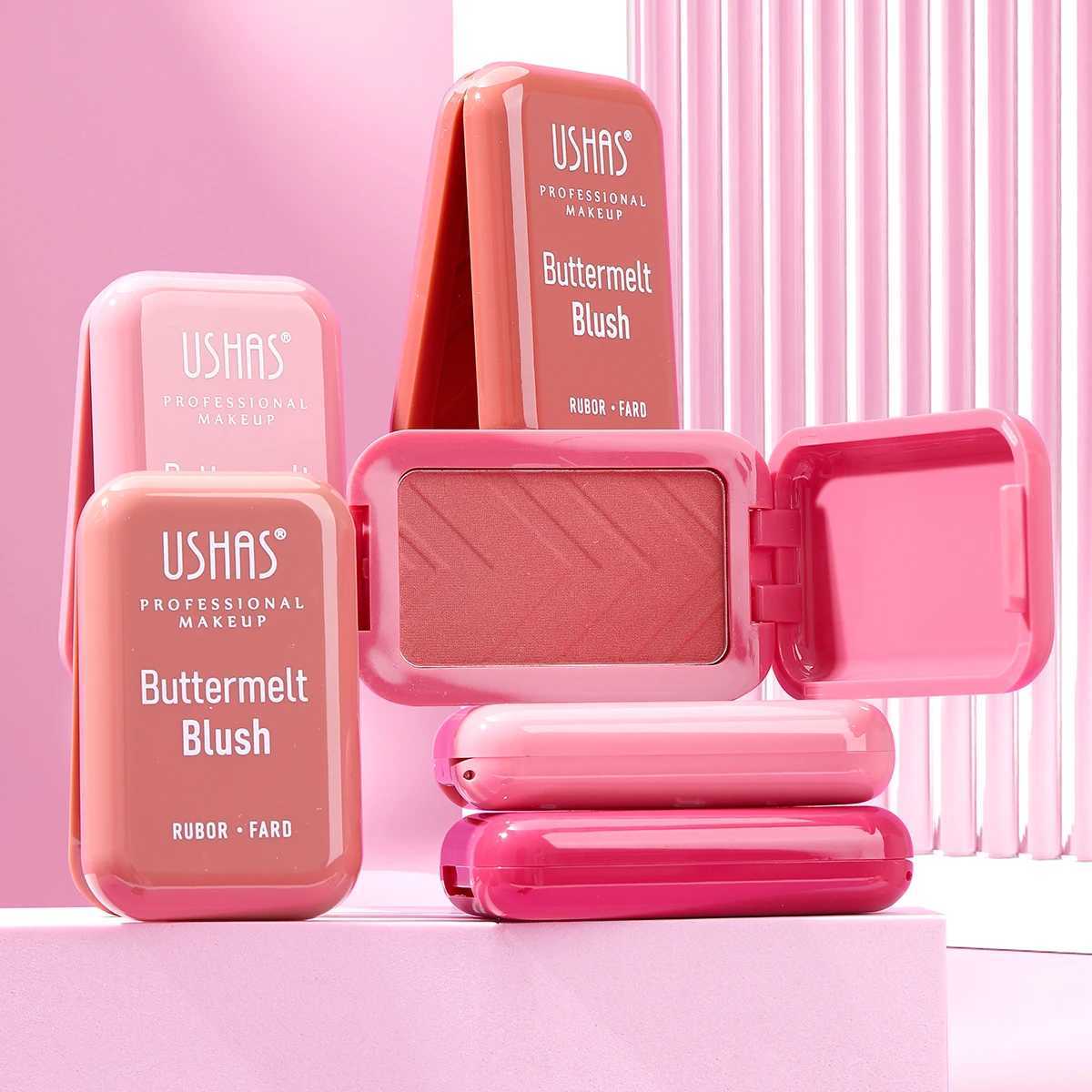 USHAS 8 Color Matte B Easy Coloring Embossed With Palette Correct Facial Contours B Makeup PowderW250220