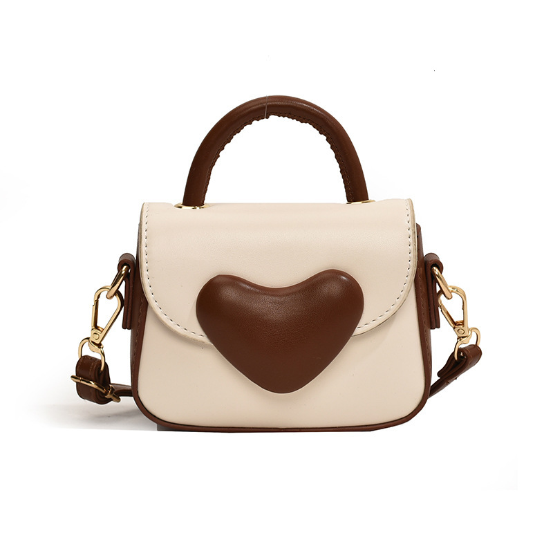 Love Handheld for Women 2025 New Fashionable Children's Crossbody Sweet and Simple Mini Small Square Bag #swissmilitary