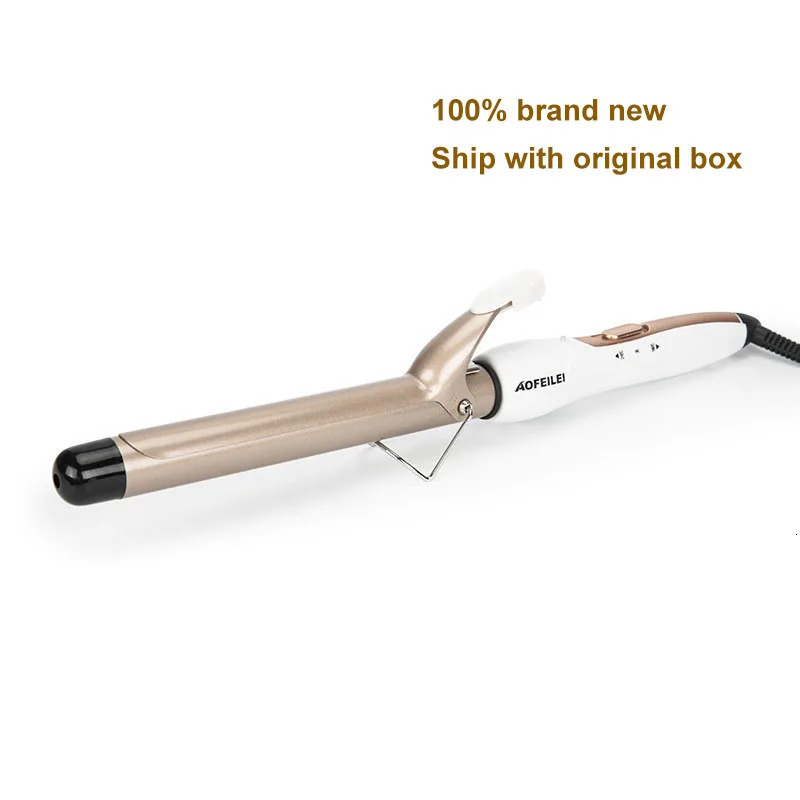 Aofeilei 19-38mm Ceramic Electric Curling Iron Big Roll 110v hair curling iron 250214