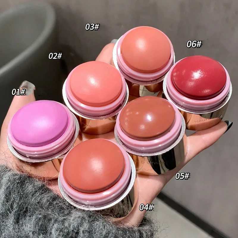 Single color cute Ber stick mud smooth cheeks color tone nude B natural matte pink purple rose face rubber Korean makeupW250220
