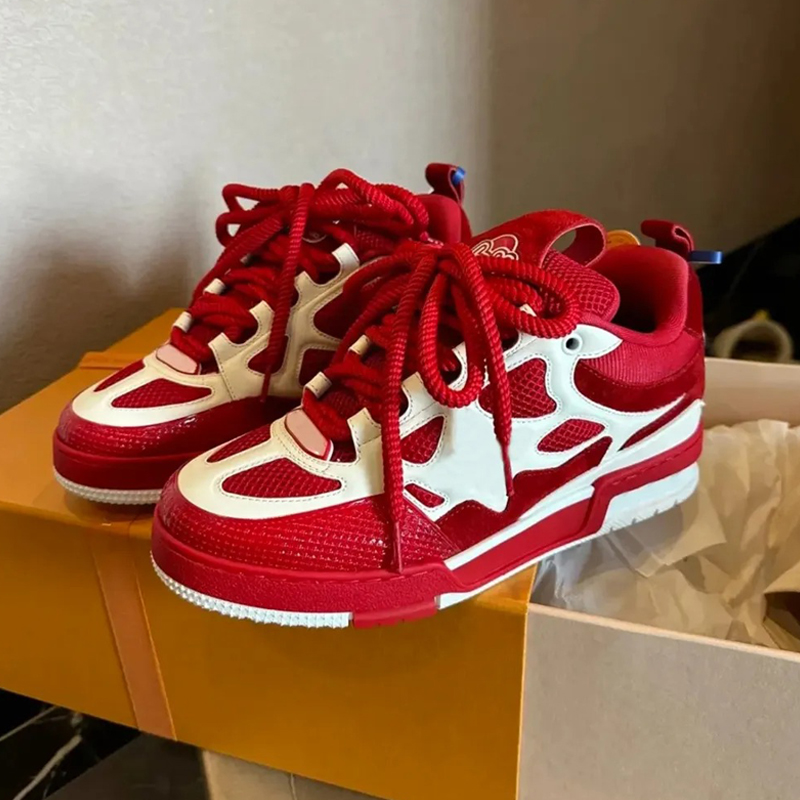 Skate shoes designer sneakers luxury mens trainers sneaker casual shoes runner shoe outdoor leather flower skates tennis shoes women fashion men shoes