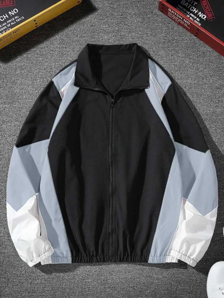 Mens colorful jacket lightweight casual travel friendly windproof durable high-quality fabric boyfriend gift W2502119