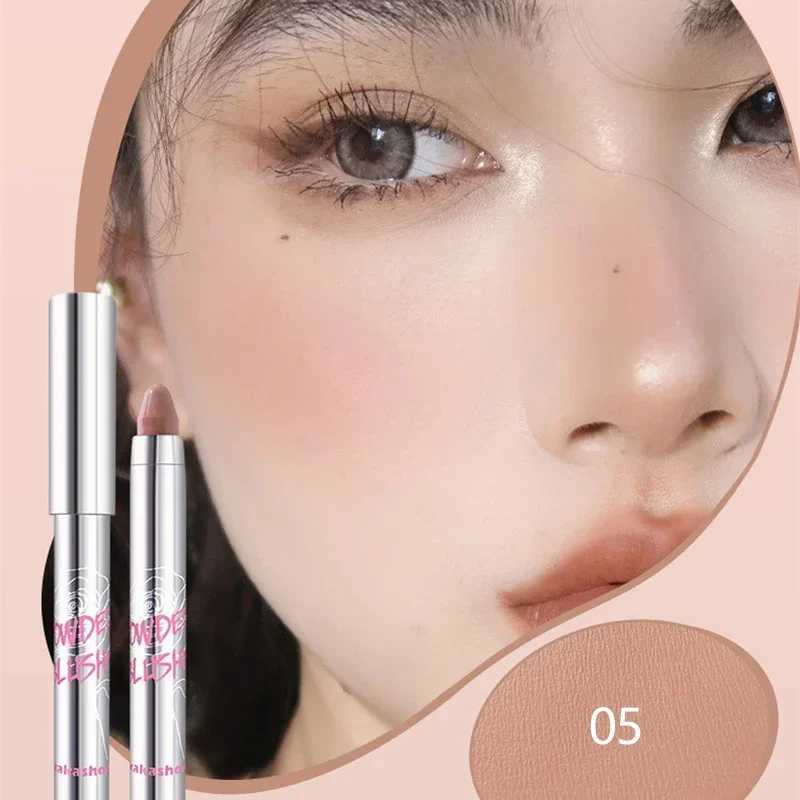 6 color sweet B stick multi-purpose eye shadow face cream eye shadow stick durable waterproof red lipstick girl makeupW250220
