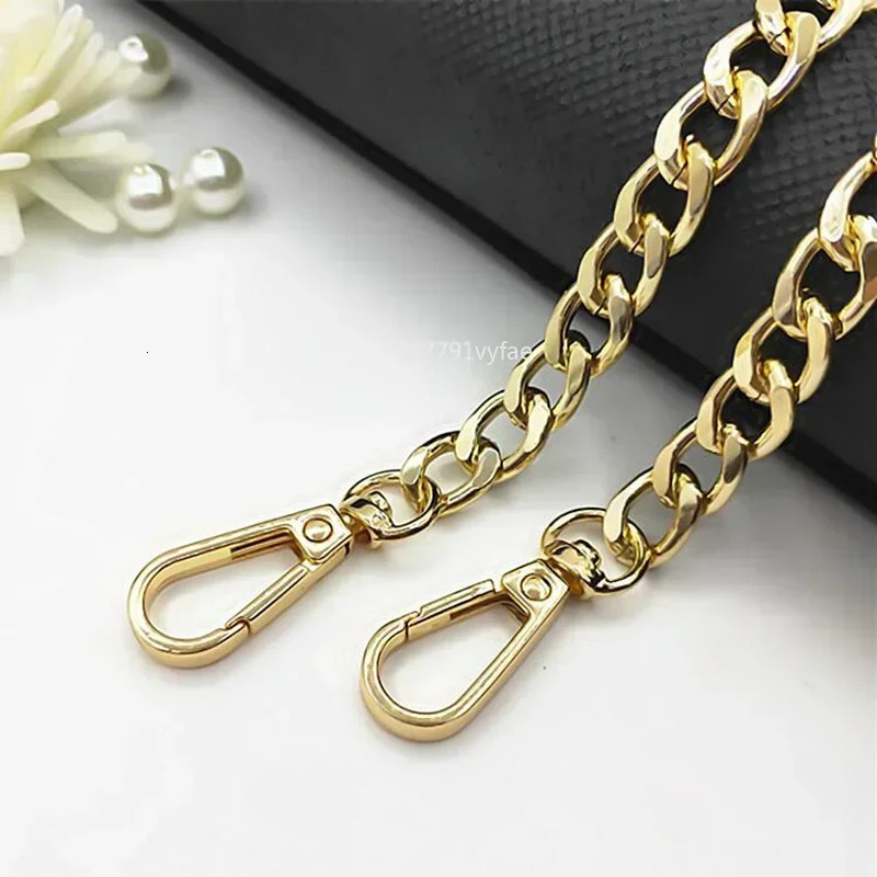 Metal Aluminum Bag Chain Replacement Parts Accessories For HandWoven Shoulder Handbag DIY Handmade Detachable Straps 250213