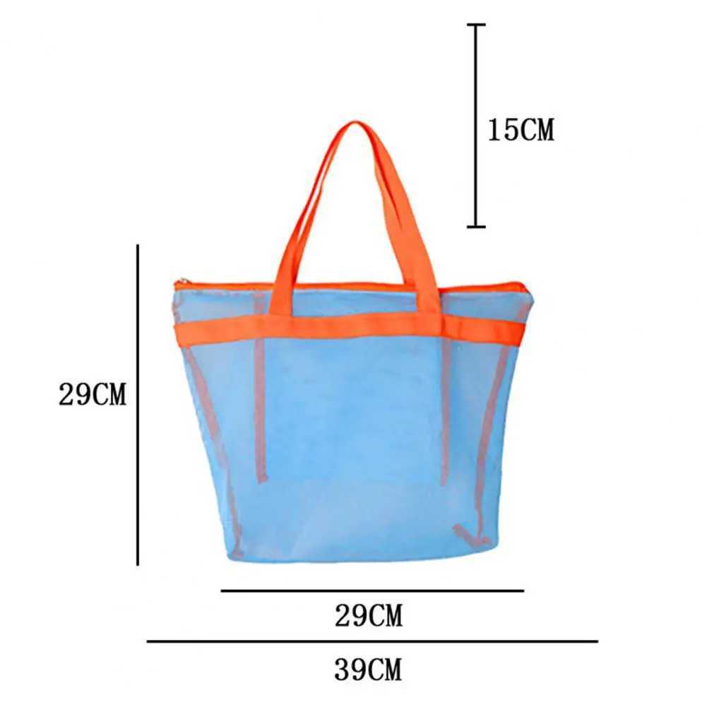 Beach Bag Hollow Mesh Drainage Quick Dry Dorm Shower Caddy Bathroom Shampoo Body Wash Baby Toys Stoarge Bag Travel Toiletry Bag Z250219