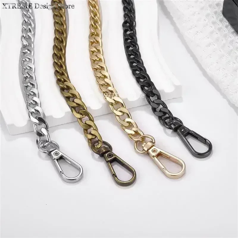 Metal Aluminum Bag Chain Replacement Parts Accessories For HandWoven Shoulder Handbag DIY Handmade Detachable Straps 250213