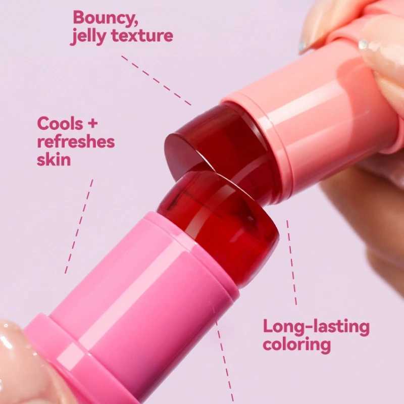 Grape Jelly B Lipstick Red Tint Lip and Cheek Dual-use Ber Cream Long Lasting Waterproof Rouge Cheek Color Lip BalmW250220