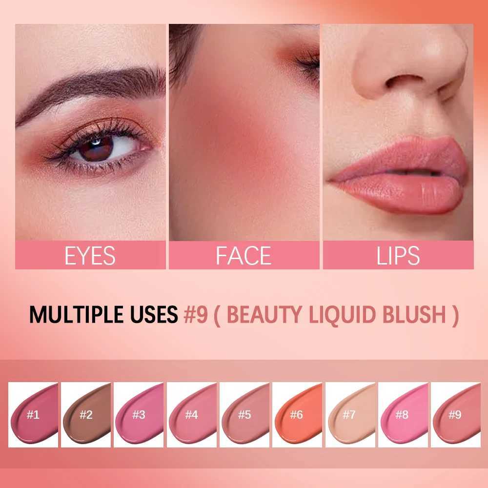 Beauty Liquid B Velvet Matte Ber Facial Pigment Durable Waterproof Natural face cream Cheek Color Orange Peach Maquiagem 4mlW250220