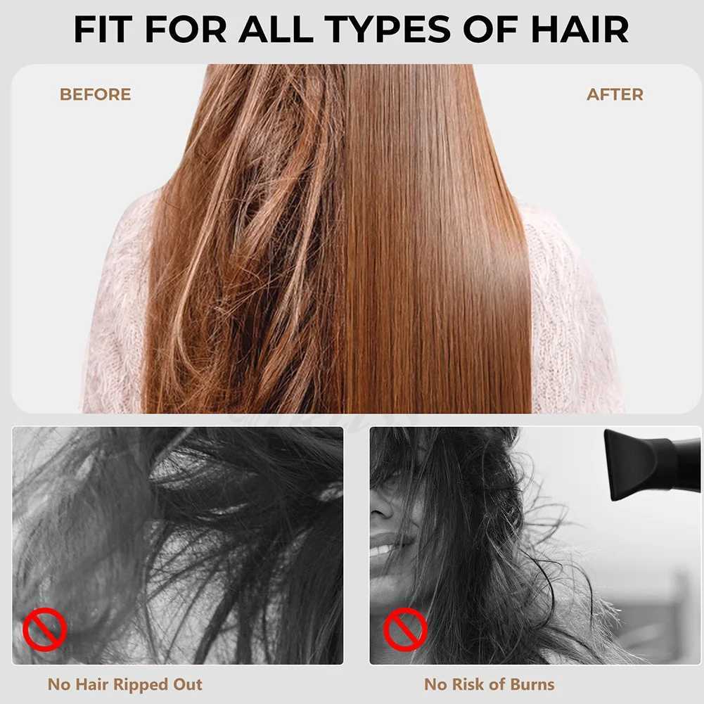 5 in Hair Dryer Brush Auto Hairstyler Hairdryer Volumizing Hair Curler Hair Straightener for Volumizing Curling Straightening W250220
