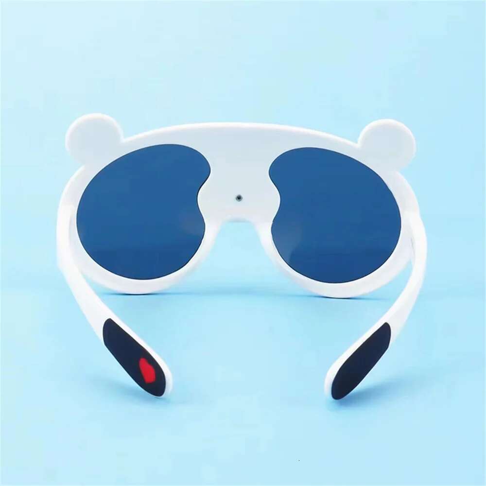 Ddmyshoesvip Kids Boys Girls Funny Panda Sunglasses Cute Cartoon Children S Sun Glasses Silicone Frame Outdoor UV Shades New In