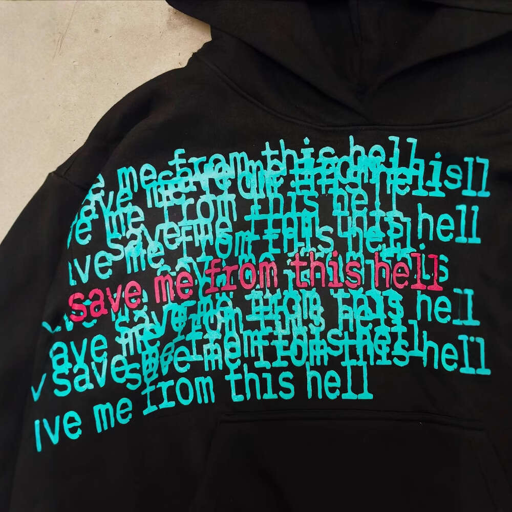 Y2K Long-Sleeved Hoodie: Perfect Gift for Boyfriend with Trendy Printed Pattern