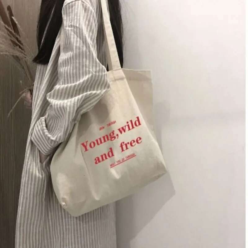 2025 Women's Shoulder Bag Casual Female Capacity Tote Bags Large Shopper Letter Fashion Haruku Zipper Print Canvas Handbags swissmilitary