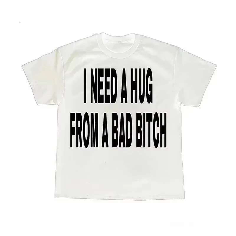 Hip Hop Women Summer Goth Harajuku Loose Women Casual T-Shirt Short Sleeve Letter Print T-Shirt Summer T-Shirt Top T-Shirt Y2k Emo