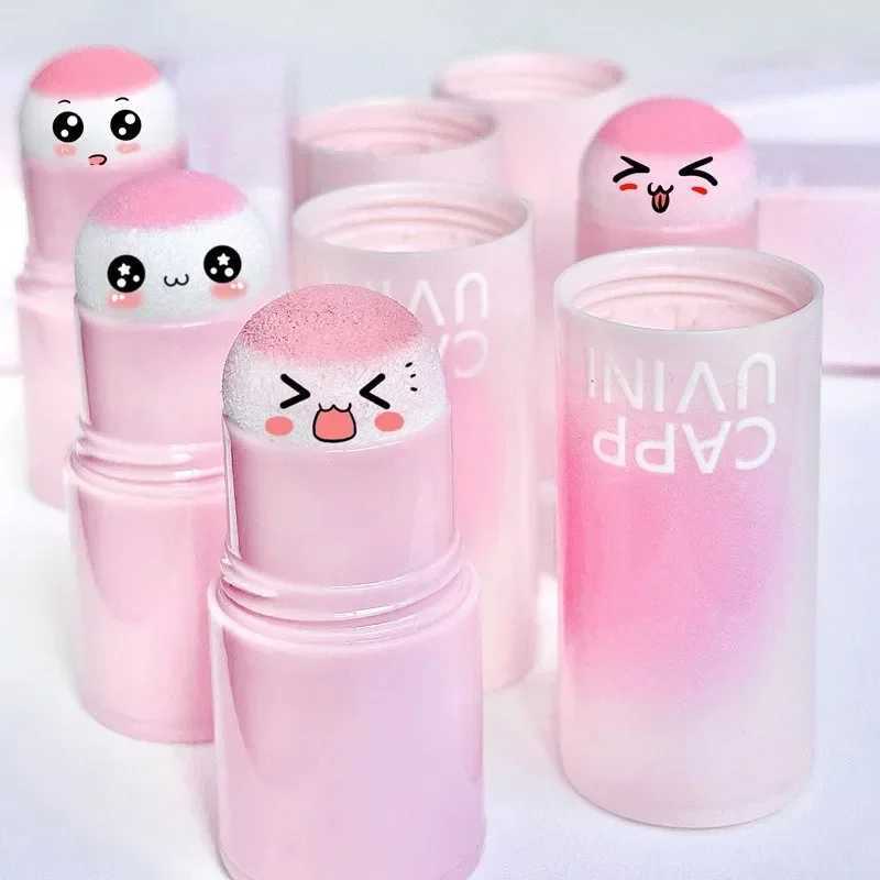 B Stick Monochrome Natural Matte Peach Pink B Powder Sponge Head Multi-use Contour Shadow Cheek Pigments Rouge CosmeticW250220