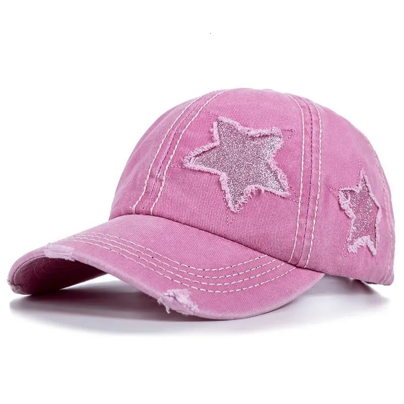 Retro baseball cap Female spring and summer Korean version of the big head circumference face duckling cap pink 250214