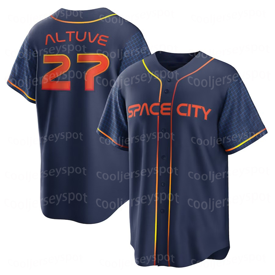 Mens/Youth Baseball Stitched Jerseys Jose Altuve Jeremy Pena Yordan Yordan Alvarez Diaz Josh Hader Custom HoustonJersey