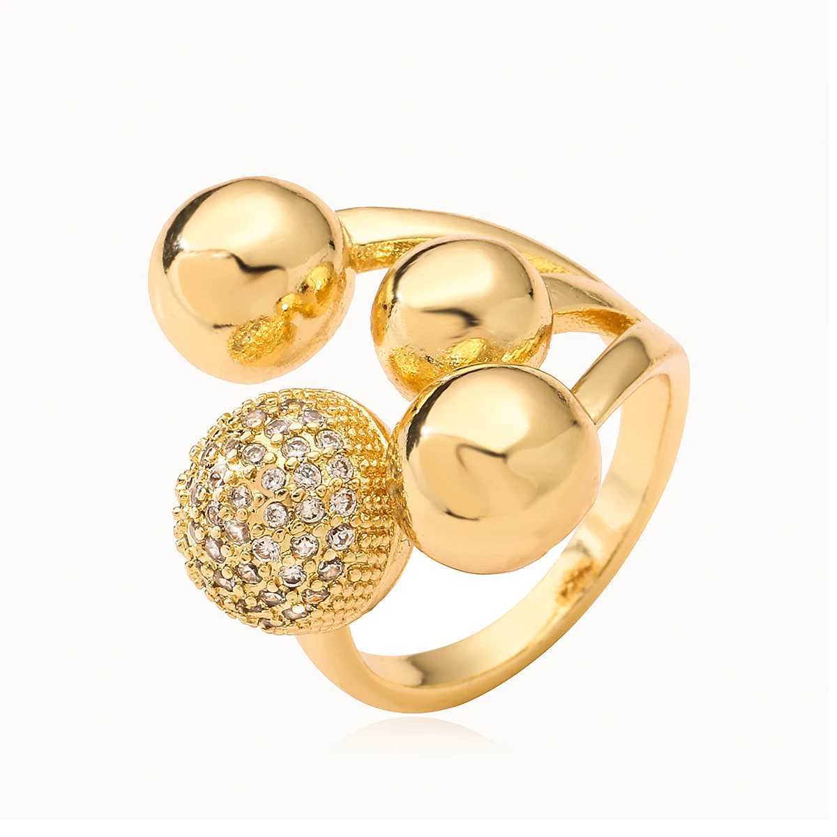 Mafia statement Exaggerated design ring with gold/silver colored copper party jewelry set in Wenzhou Sparkling AAA CZ X250220