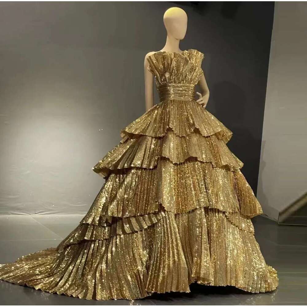 the golden prom boat neck bright sequins illusion tulle party evening dress custom new arrival 2025 prom dresses