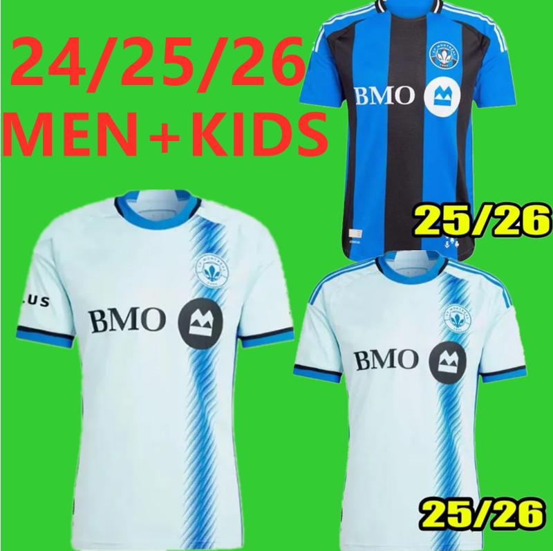 24 25 26 CF Montreal soccer jerseys 2024 2025 2026 football shirts home away top thailand quality Uniforms Men kids kit Football Shirt 16-2xl