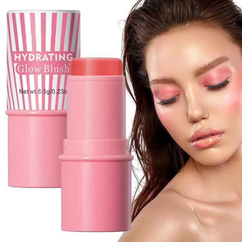 1pcs Hydrating Glow B Stick 0.23 Oz Milk Jelly Tinted B Cooling Jelly Stick Cheek And Lips Face MakeupW250220