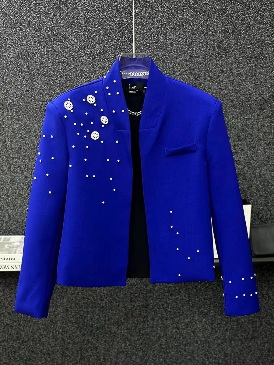 J0185 Fashion Mens Coats Jackets Runway European party style Mens Clothing 250220
