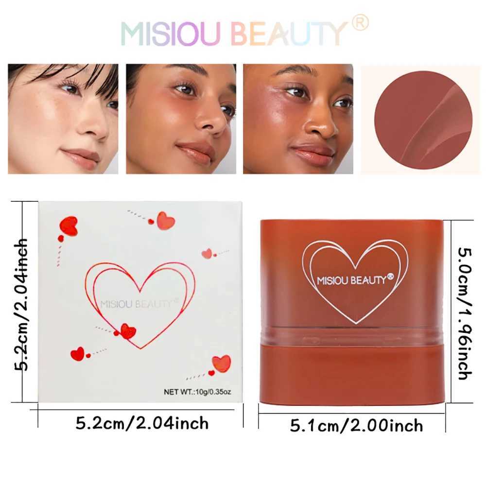 Multi purpose makeup B stick 2-in-1 lipstick B and lipstick stick waterproof solid natural matte colored moisturizing stickW250220