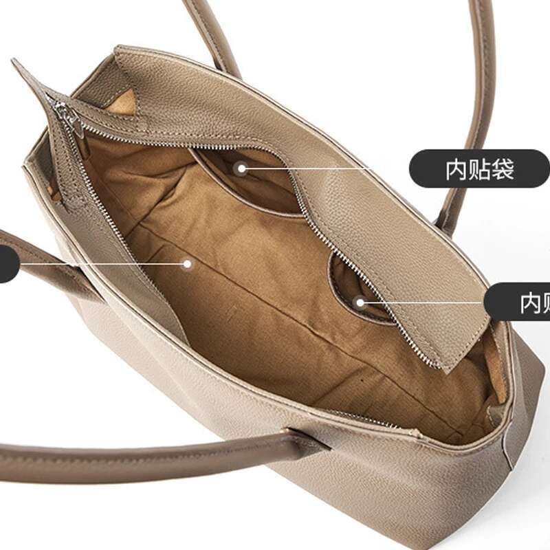 Genuine Leather Bags For Women Designer Handbag And Purse 2024 New In First Layer Cowhide Lychee Texture Underarm Shoulde