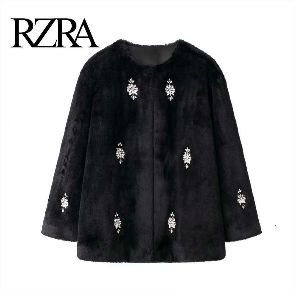 Thickened Integrated Environmentally Friendly Fur Coat For Women's Clothing 2024 Winter New High-End Jacket