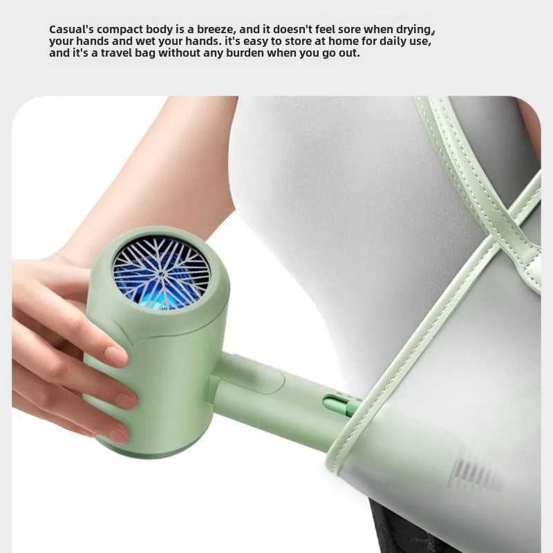 Portable Hair Dryers Anion Foldable Household Quick-Drying High-Power Negative Ion Salon Low Noise Hair Dryer W250220