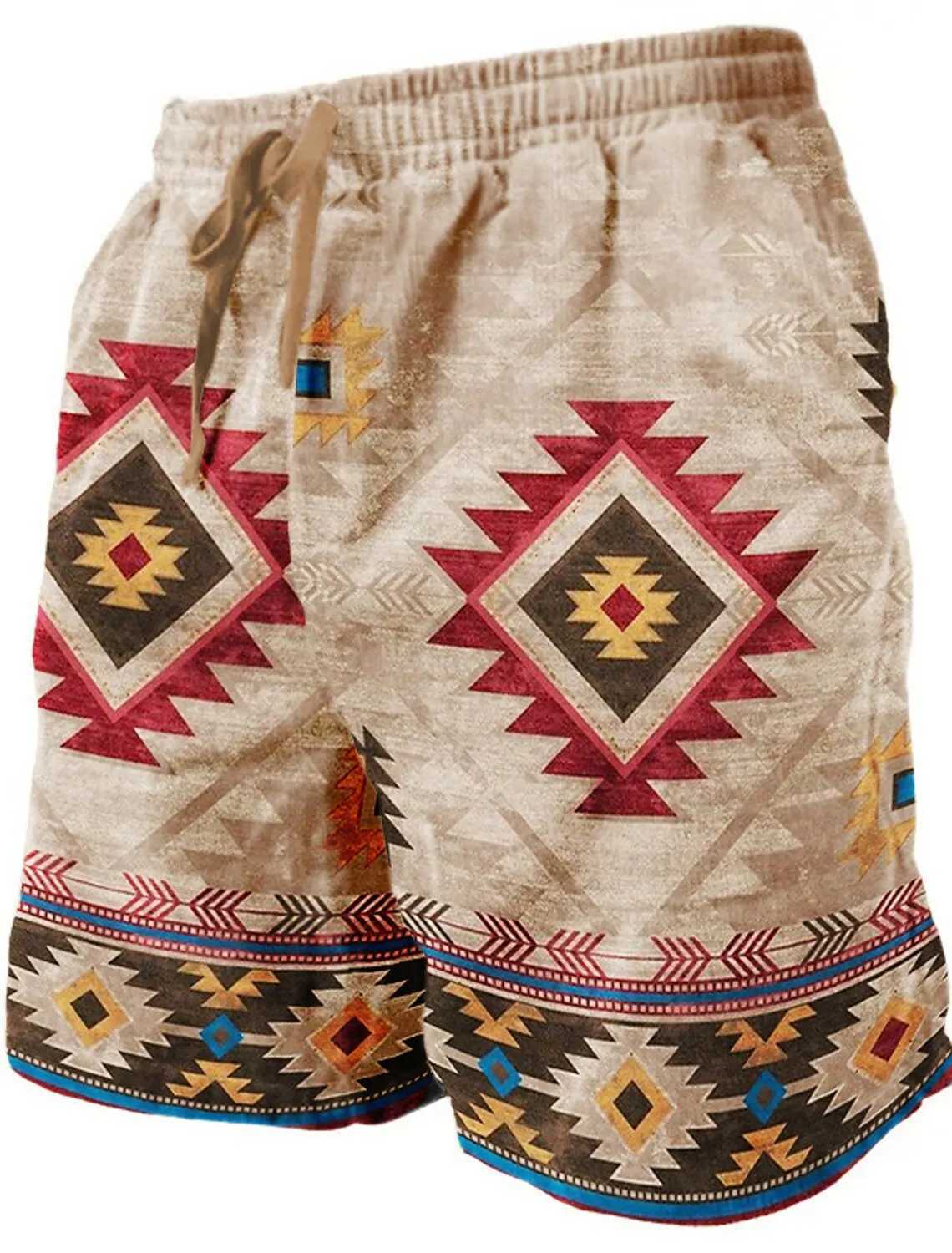 Mens Beach Pants Totem Print 3D Printed Shorts Mens Summer Breathable Shorts Fitness Street Shorts Mens Clothing Mens X250220