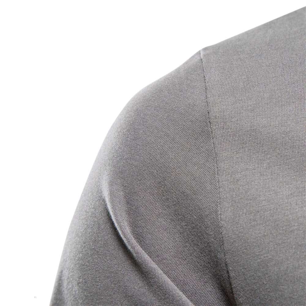 100% Cotton Men's Long Sleeve T-shirt Casual Men's T-shirts Solid Spring High Quality Men's Tops Classic Clothing Men's T-shirts