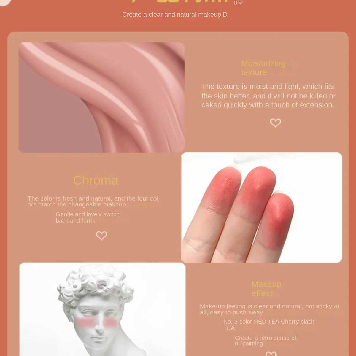 Matte Mini Facial Liquid Ber Durable Silk Smooth Cheek Eyelid Mouse B Fluorescent Stick Red Waterproof Contour MakeupW250220