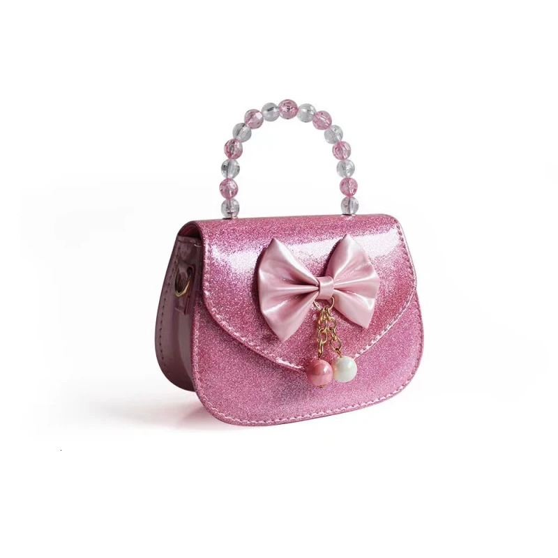 Childrens Princess handbags Toddlers mini candy colors Cute bowknot crossbody bags for baby girls money 250219