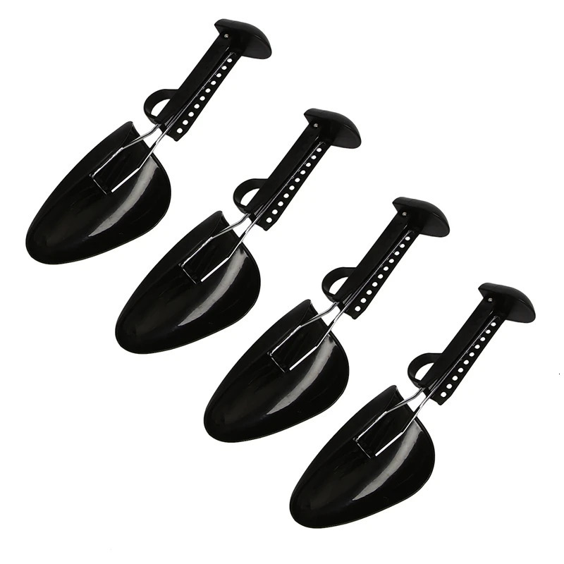 5 Pairs Practical Plastic Adjustable Length Men Shoe Tree Stretcher Boot Holder Organizers Black 250219