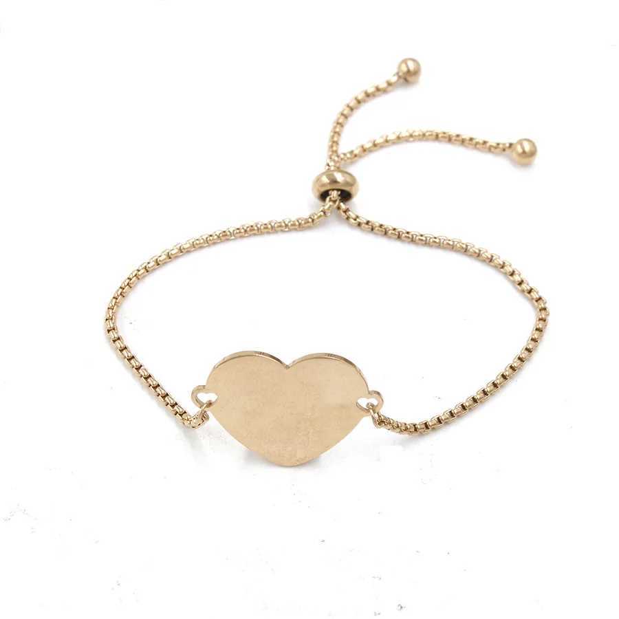 10pcs DIY bracelets for womenHeart Stainl charms Steel Heart Charm Bracelets For Womens Romantic Cute wristbandXJ250219