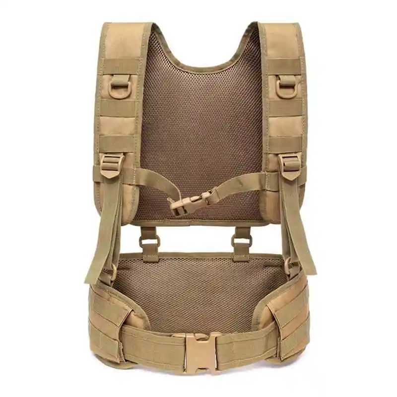 Airsoft Paintball Molle Combat Assault Vest Tactica Assault Molle Adjustable Hunting War Battle Waist Support Chest Rig VestXJ250219