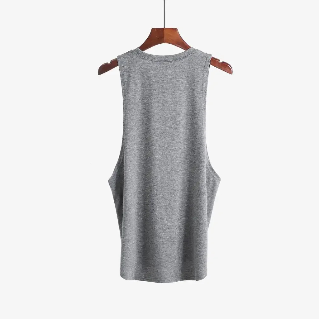Fitness clothing blank sleeveless shirt men gym stringer tank top bodybuilding tanktop men sportwear undershirt fashion vest 250219
