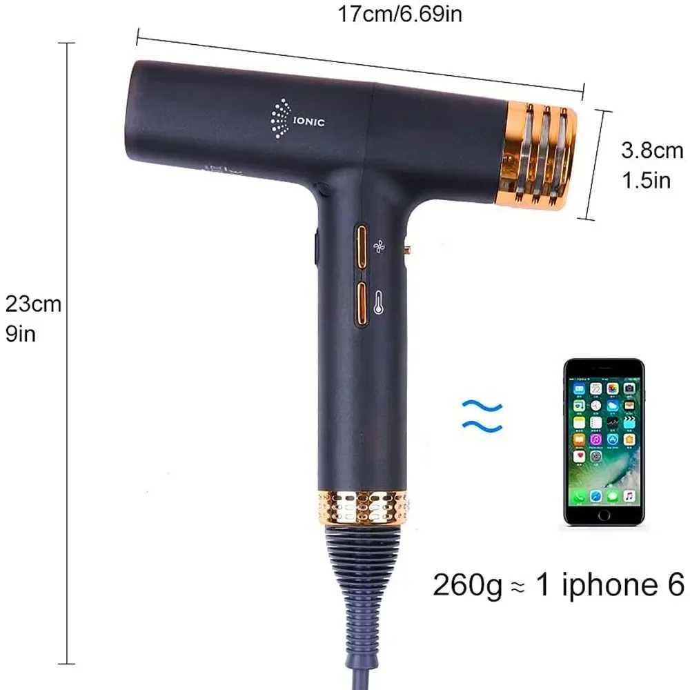 2000W power high-speed professional over 0000 Rpm salon light high-speed fast drying negative ion hair dryer W250220