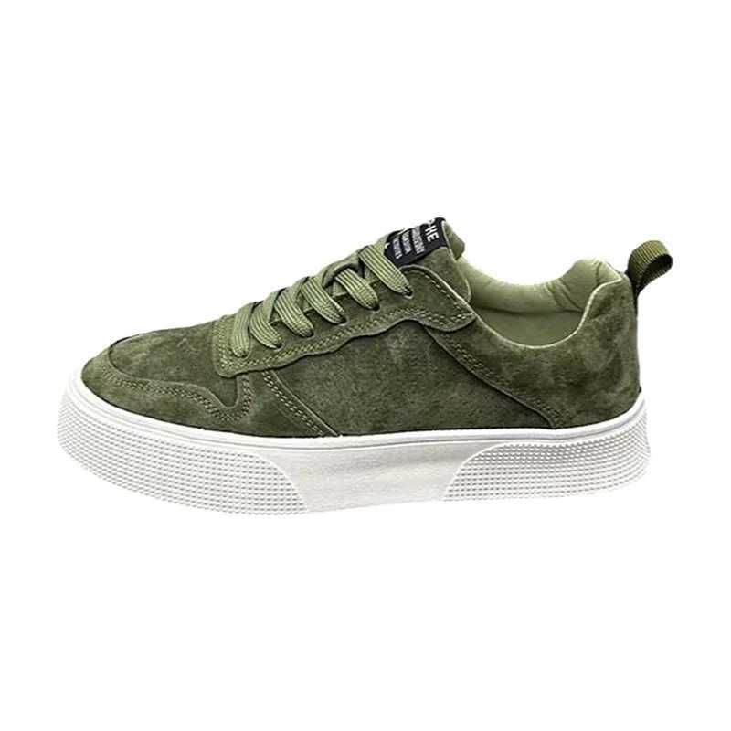 Lightweight Casual Sports Mens Shoes 2023 New Autumn Winter Suede Trend Versatile Soft Sole Comfortable Board Shoes for Men Z250225