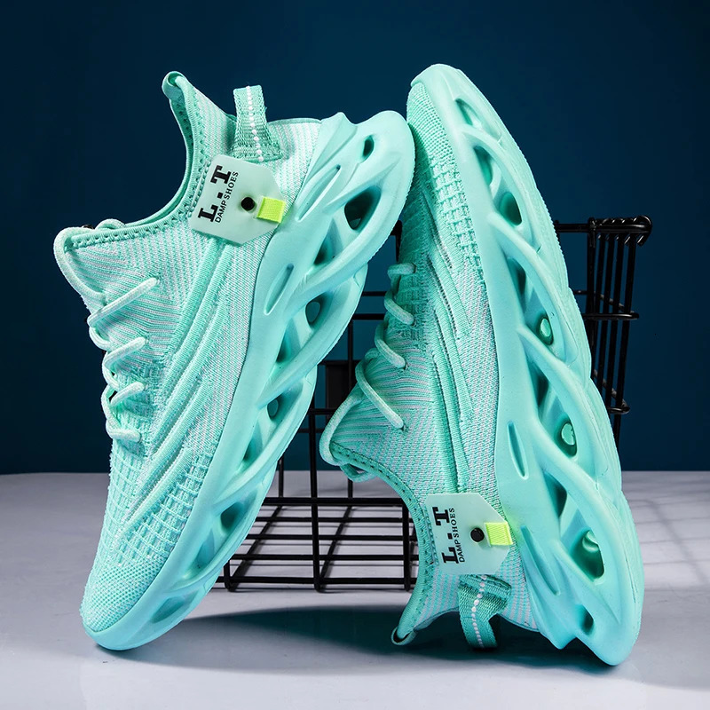 Black Running Jogging Shoes Casual Sneakers White Outdoor Breathable Mesh Men Light Shockabsorption Sports 250219