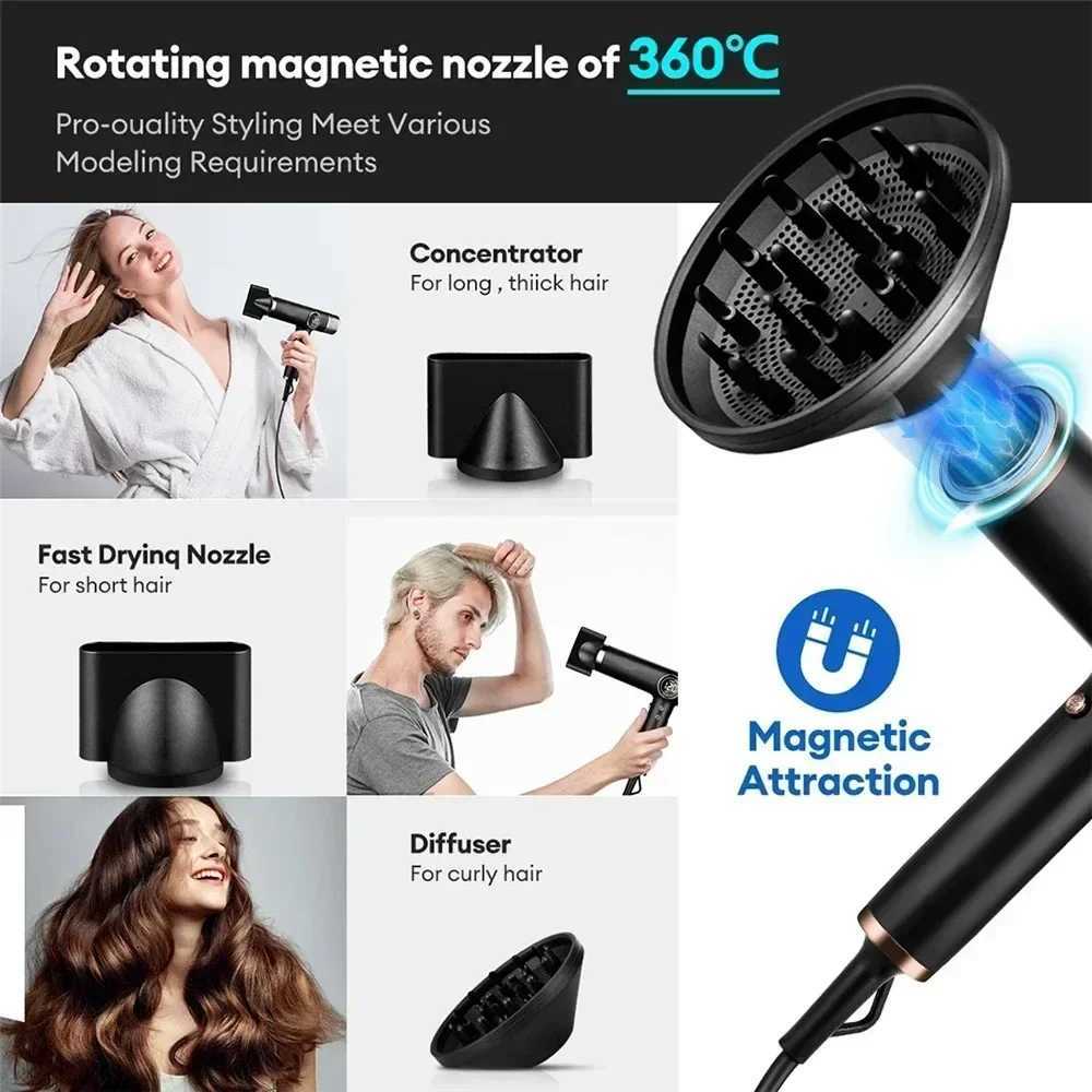 Professional 800W High Power Brushless Salon/Barber Blow Dryer Motor High Speed Hair Care Hair Dryer Hair Machine W250220