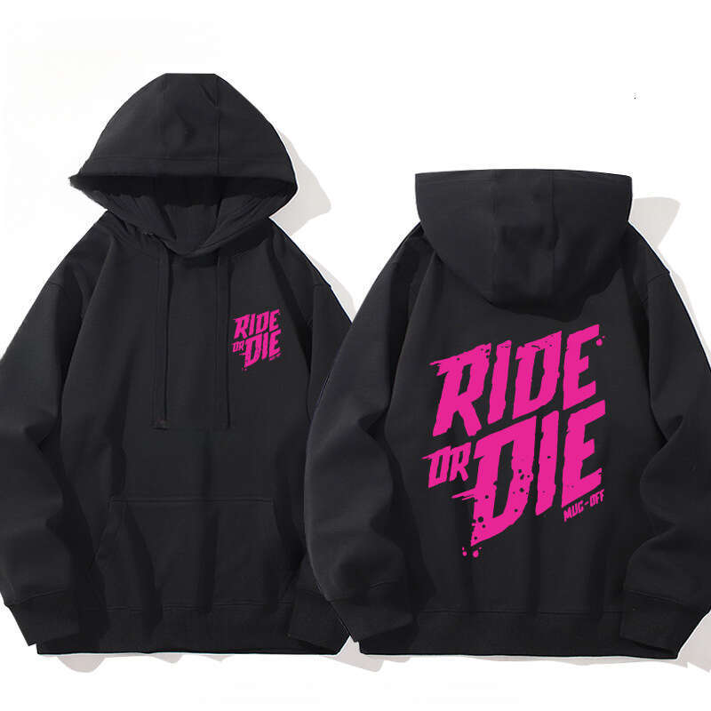 Muc-Off Ride or Die Cotton Fleece Hoodie Unisex Men Women Fa