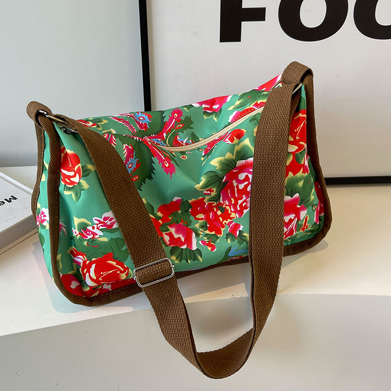 Northeast Dahua Canvas for Women 2025 New Fashion Casual Shoulder with Western Style Korean Edition Trendy Crossbody Bag #swissmilitary