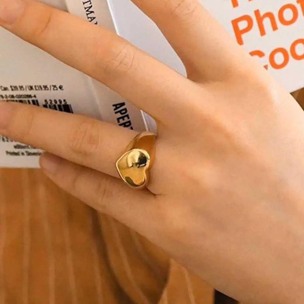 Rantic Stainless Steel Ring for Wan Shaped Birthday Gift Wedding Rings Luxury Quality Jewelry s Dropsing X250220
