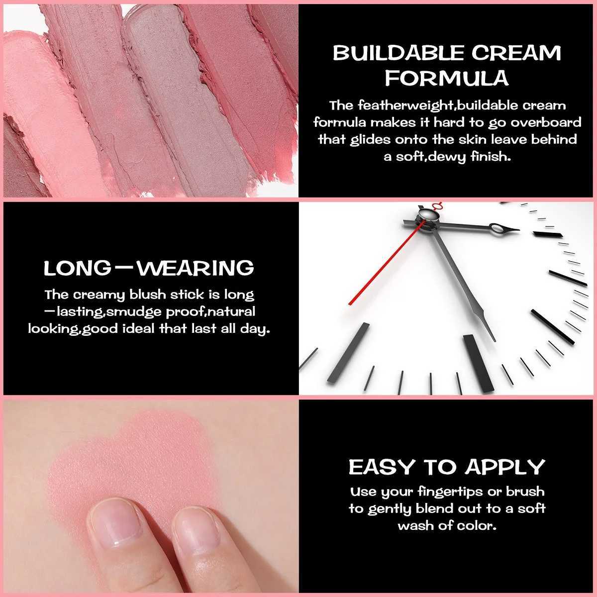 FOCLARURE Face Ber Makeup Stick Bronzer Highlights Waterproof Lightweight Multi functional Womens Facial B MakeupW250220