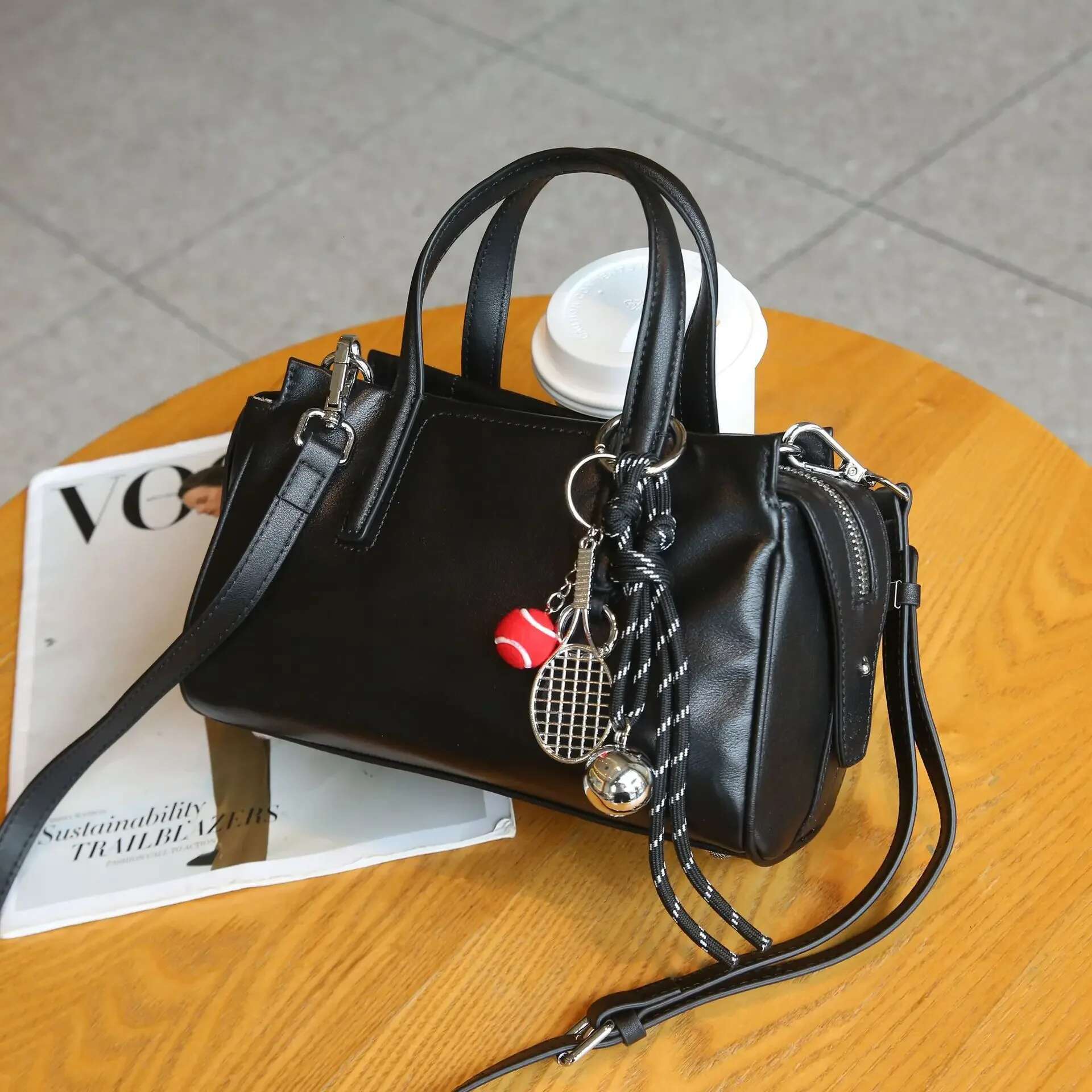 Dropship Vegetable Tanned Top Layer Cowhide Leather Women Handbag Coffee Wine Red Color Female Shoulder Bag