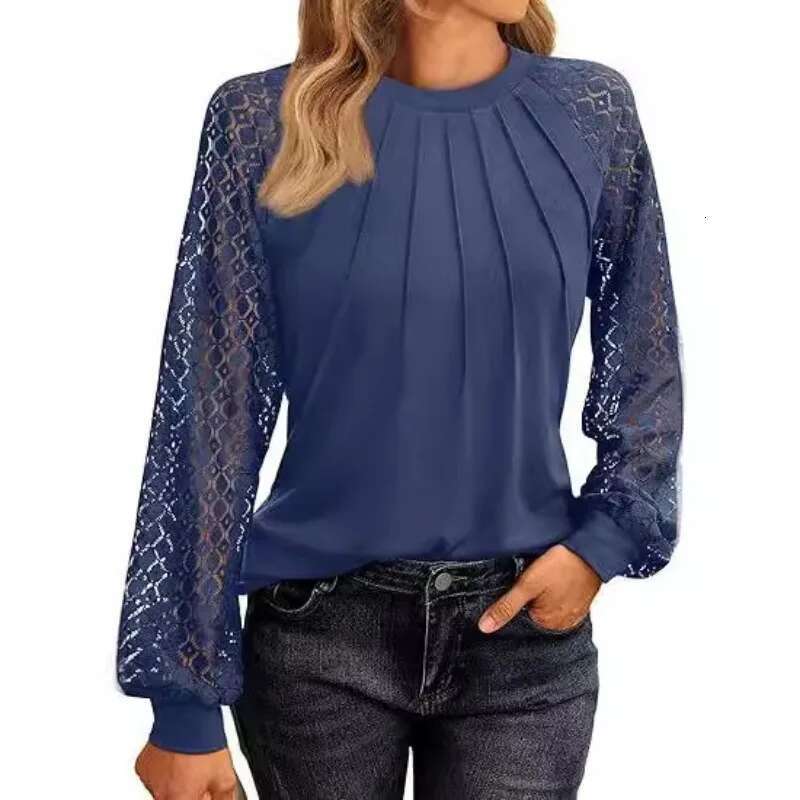 Solid Casual Loose For Women Fashion 2024 Autumn Vintage Women's Oversized Shirts And Blouses Elegant Youth Female Tops