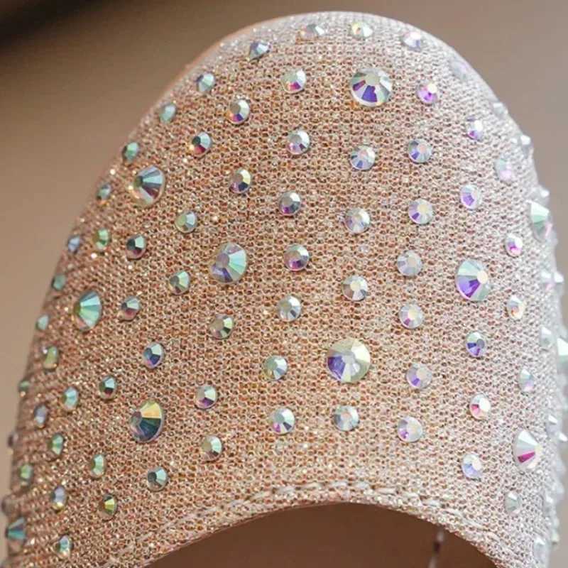 2024 Summer Baby Girls Sandals Princess Party Shoes Kids Banquet Princess Bling Fashion Children Silver Flat Toddler girl Sandals X250220