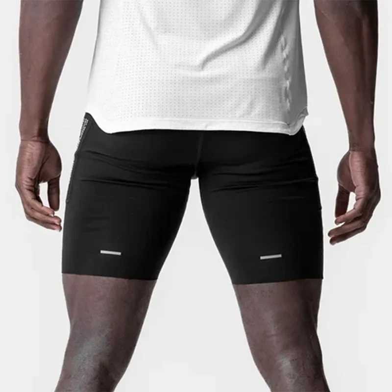 Mens Summer Quick Dry Sports Basketball Elastic Compression Shorts Man Running Gym Fitness Skinny Jogger Short Pants Sweatpants X250220